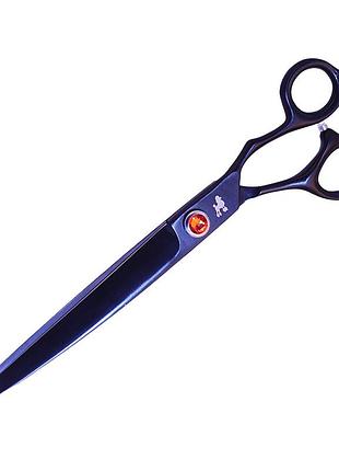 Ножницы грумерские dezynadog ignis 7.5 curved scissor изогнутые для стрижки собак японская нержавеющая сталь 440c 7,5 дюймов