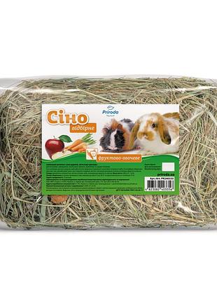 Сено луговое природа фруктово-овощное для грызунов 200 г