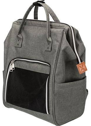 Рюкзак-переноска trixie ава 32 х 42 х 20 см серый