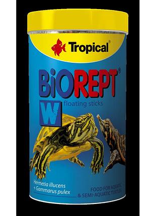 Корм tropical biorept w для водоплавних черепах гранули 75 г