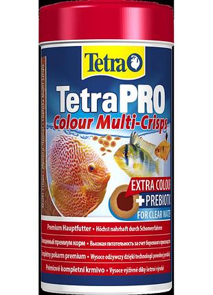 Корм tetra pro colour multi-crisps для акваріумних риб для яскравого забарвлення чіпси 55 г/ 250мл