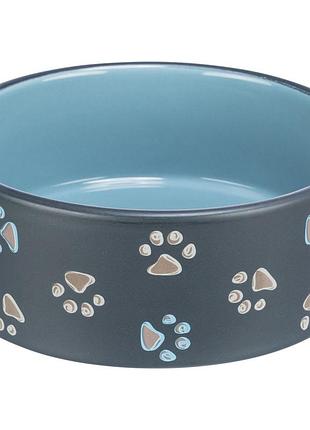 Миска trixie для собак керамическая 0.75 л 15 см
