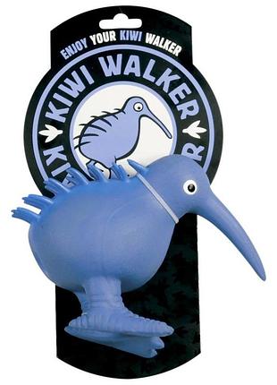 Игрушка kiwi walker для собак птица киви голубой 8,5 см