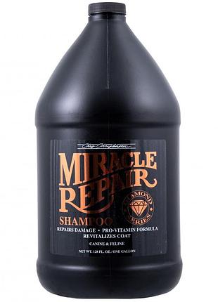 Шампунь chris christensen miracle repair для собак та котів 3,8л