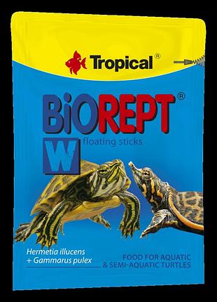 Корм tropical biorept w для водоплавних черепах гранули 20 г