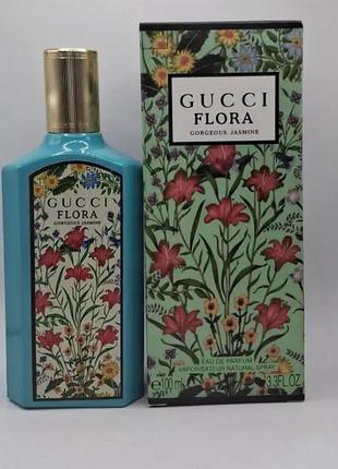 Парфумерна вода gucci flora gorgeous jasmine (гуччі флора горжес жасмин) 100 мл