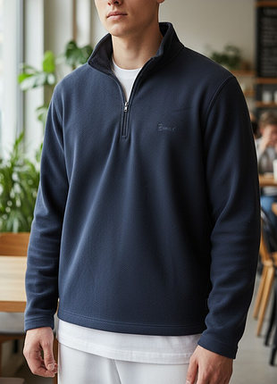 Мужская флисовая кофта большого размера