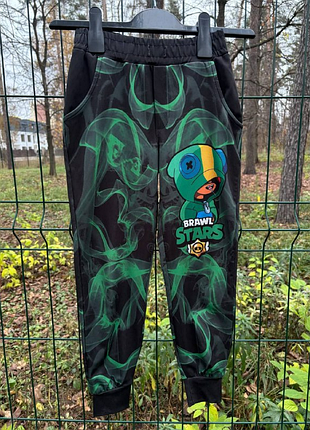 Штани 3d леон зелений вогонь на зріст 122 см