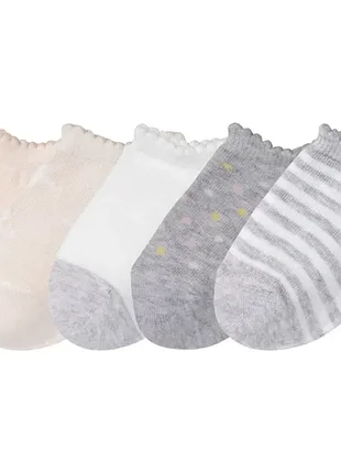 Шкарпетки для дівчаток короткі lupilu (5 пар), розмір 23/26, 27/30 (2-6 років)