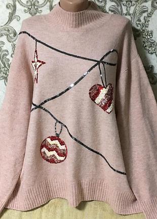 Шикарный свитер батал