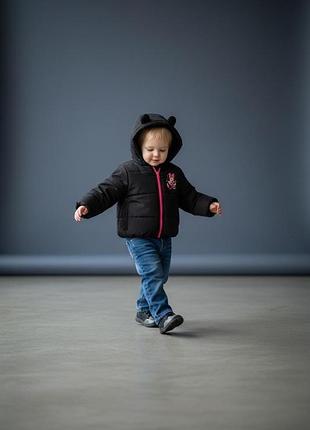 Весняна стильна куртка для дівчинки 3