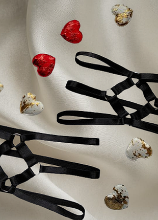 Гартеры тройные с ромбиком