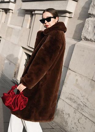 Шуба з еко хутра довга шуба mango zara