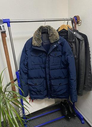 Куртка пуховик tommy hilfiger парка пух пірʼя перо зимовий 3410