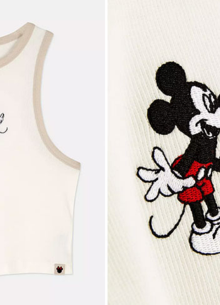 Бомбезний топ майка mikki в рубчик