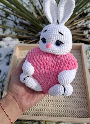 💞плюшеві валентинки 🐇зайчик та 🧸ведмедик 💞 3