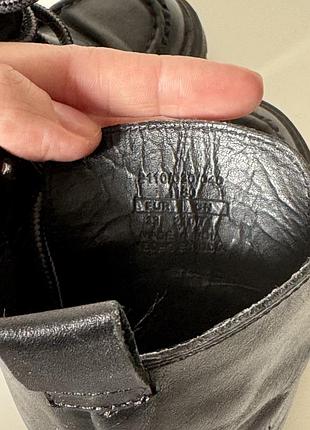 Шкіряні чоботи для дівчинки zara 5