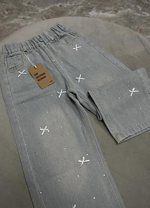 Дитячі джинси з блискітками 2