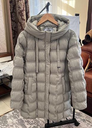 Куртка з тканини гофре в довжині 80см колекції весна