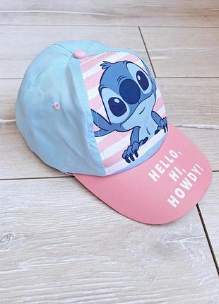 Кепка бейсболка на девочку 4-8 лет stitch
