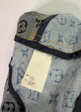 Louis vuitton patchwork denim mini shorts 2007 rare collection 38 size 10