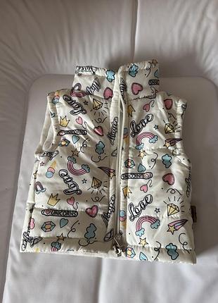 Жилетка для дівчинки