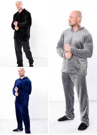 Махрова піжама чоловіча, тепла піжама чоловіча, домашній костюм махровий, махровая пижама мужская, теплая пижама мужская