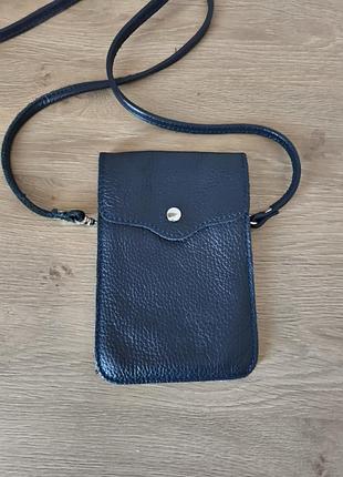 Шкіряна сумочка для телефону