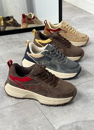 ❤️новинка ❤️кроссовки женские натуральная замша подошва: 4,5 см (легкая)