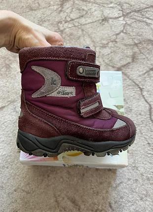 Термо ботинки, водонепроникні на дівчинку 28 розмір