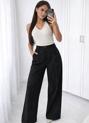Брюки палаццо 4