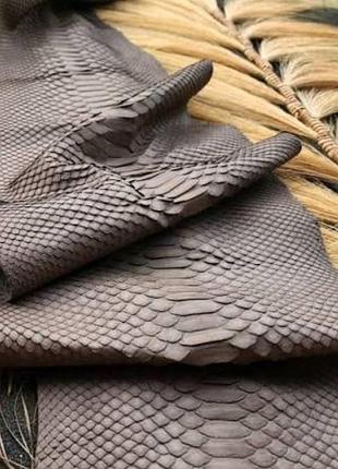 Штаны лосины из кожи питона питон