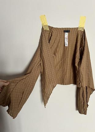 Унікальна, стильна кофтинка, можна завʼязувати на талії, для незвичайного образу