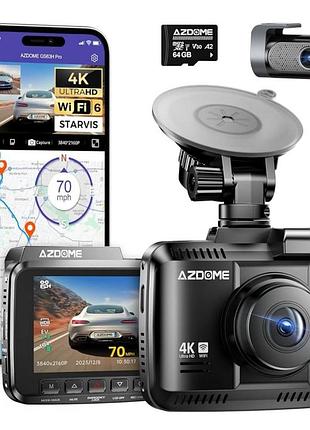 Видеорегистратор 4k с двумя камерами