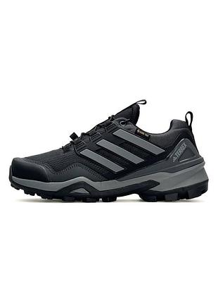 Мужские кроссовки adidas terrex skychaser#x dark grey black