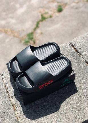 Crocs шльопанці чорні чоловічі/ крокс шлтопанцы черные мужские/ в останньому розмірі (43)