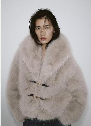 Шуба zara m 38 l 40