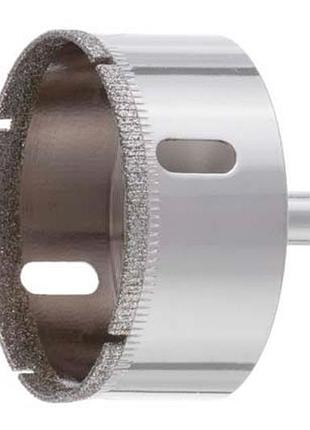 Сверло трубчатое по стеклу и керамике intertool - 65 мм