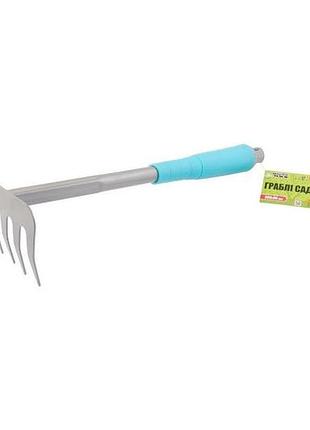 Граблі прямі mastertool - 300 x 90 мм ручка пластик