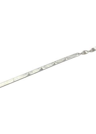 Шампур dv - 600 x 14 x 3мм дерев'яна ручка lux 🔥