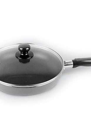 Сковорода антипригарная maestro - 280мм с крышкой