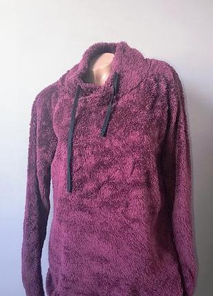 Плюшевая кофта свитшот на размер м