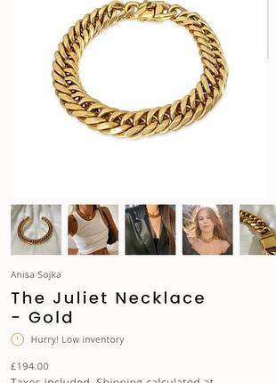 Брендовий браслет от anisa sojka
 the juliet necklace
