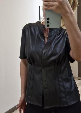 Сорочка шкіряна dkny 2