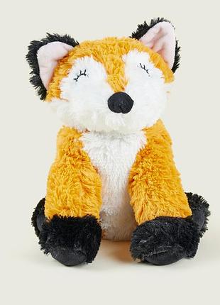 🦊 warm &amp; cozy microwaveable fox - мягкая игрушка-грелка (33 см)