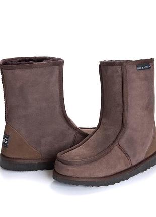 Високі уггі шоколадного кольору ugg original australia