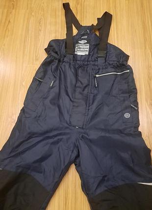 Качественный теплый лыжный комбинезон с высокой посадкой размер xl