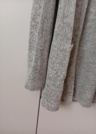 Сірий подовжений кардиган basic needs by name it для дівчинки 7/8 років 122/128 см 4