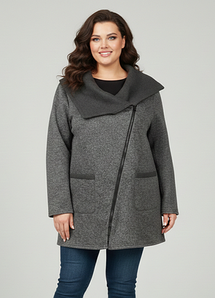 Куртка демісезонна сірого кольору