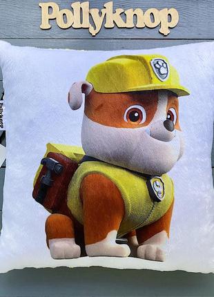Полушка плюшевая с героем мультика «щенячий патруль»